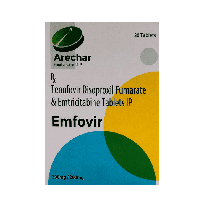 Emfovir Tablet – Emtricitabine (200mg) by Arechar Healthcare — photo 1 of 3