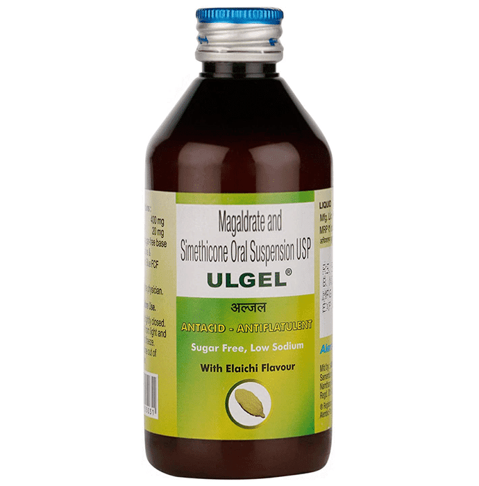 Ulgel Oral Suspension Elaichi Sugar Free – 1a329626-33e4-4b54-9c63-84bca58efe66 by Alembic Pharmaceuticals Ltd — photo 1 of 4