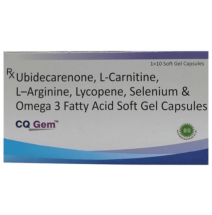CQ Gem Soft Gelatin Capsule