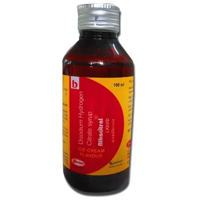 Alkacitral Liquid – Disodium Hydrogen Citrate (1.25gm/5ml) by Alembic Pharmaceuticals Ltd