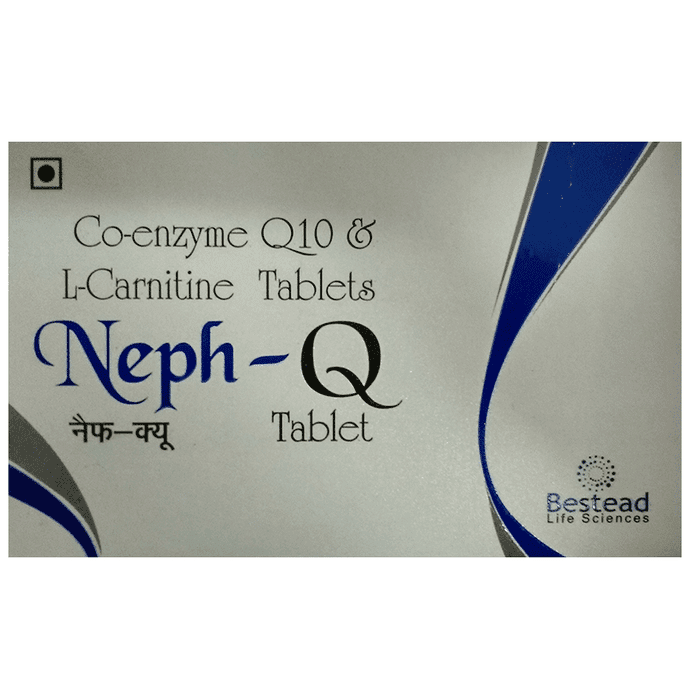 Neph-Q Tablet – Coenzyme Q10 (180mg) by Bestead Lifesciences Pvt Ltd — photo 1 of 3