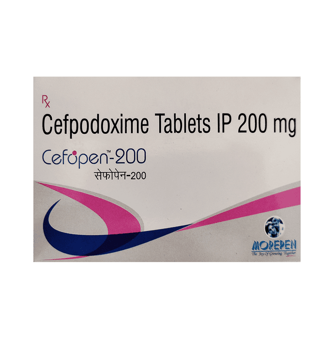 Cefopen 200 Tablet – afb4ee69-379b-4ea5-b84e-2f8a1c195540 by Morepen Laboratories Ltd — photo 1 of 2