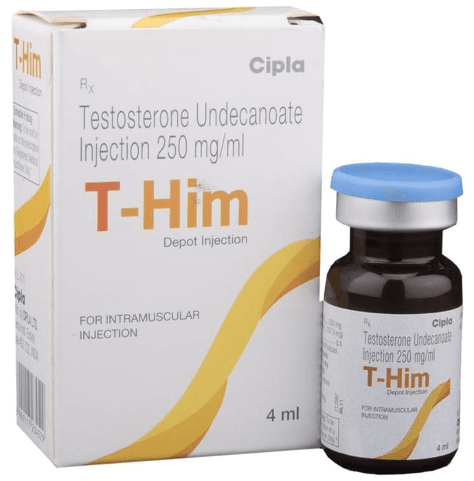 T-Him Depot Injection – Testosterone (250mg) by Cipla Ltd — photo 1 of 5