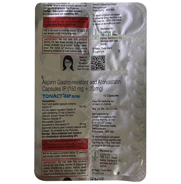 Tonact-ASP 20/150 Capsule