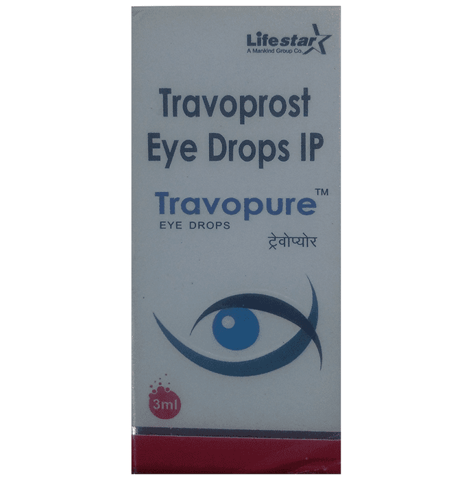 Travopure Eye Drop – Travoprost (0.004% w/v) by Mankind Pharma Ltd — photo 1 of 3