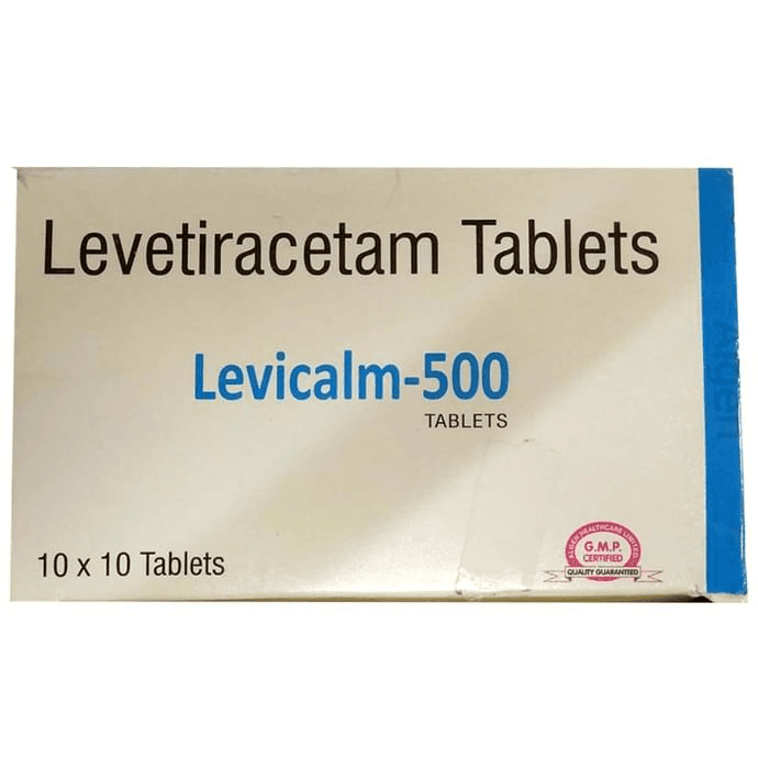 Levicalm 500 Tablet – Levetiracetam (500mg) 500 mg by Algen Healthcare Limited — photo 1 of 2