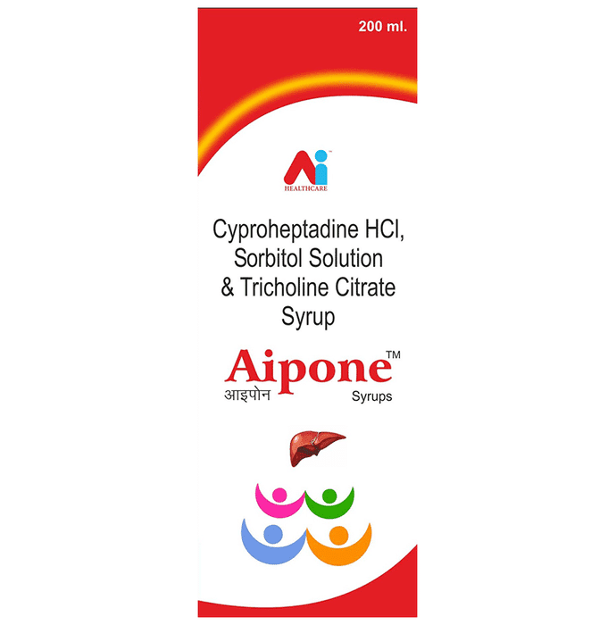 Aipone Syrup – Cyproheptadine (2mg) by Ai Health Care LLP — photo 1 of 2