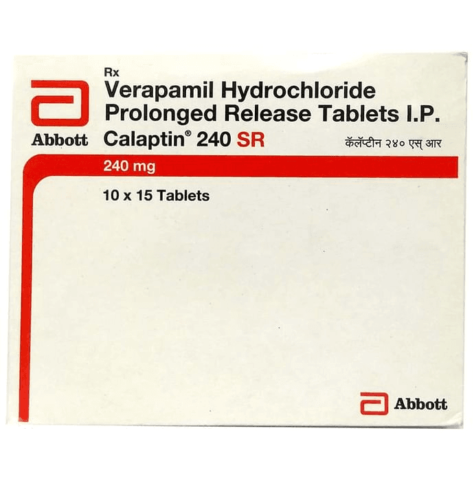 Calaptin 240 SR Tablet – Verapamil (240mg) 240 mg by Abbott — photo 1 of 2