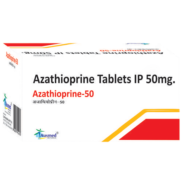 Azathioprine 50mg Tablet – Azathioprine (50mg) 50 mg by Care Formulation Labs Pvt Ltd — photo 1 of 2
