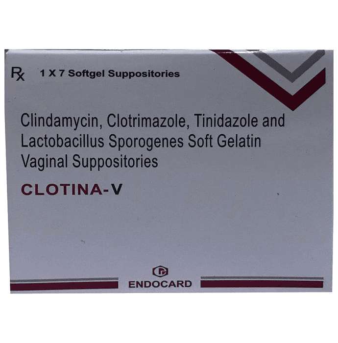 Clotina-V Vaginal Suppository – a17ed4c0-f435-431f-bffb-e139d5921142 by Endocard India Pvt Ltd