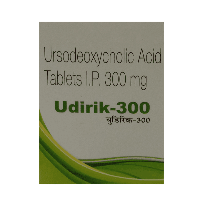 Udirik 300mg Tablet – Ursodeoxycholic Acid (300mg) 300 mg by Menrik Biomerge Pvt Ltd — photo 1 of 2
