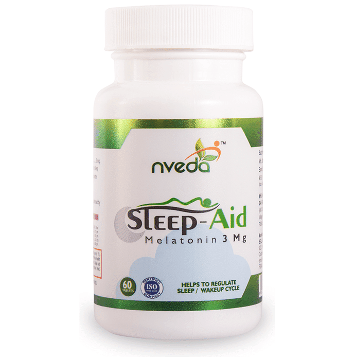 Nveda Sleep Aid with Melatonin 3mg Tablet – 8f0192d1-0513-4522-a185-cc67453726b1 by Bellavita Healthcare Pvt Ltd — photo 1 of 3
