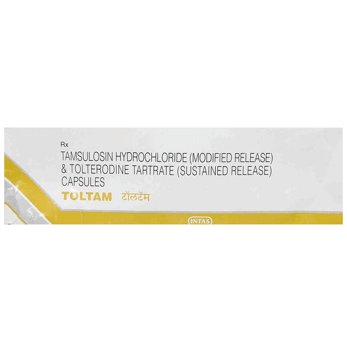 Toltam Capsule – Tamsulosin (0.4mg) by Intas Pharmaceuticals Ltd — photo 1 of 4