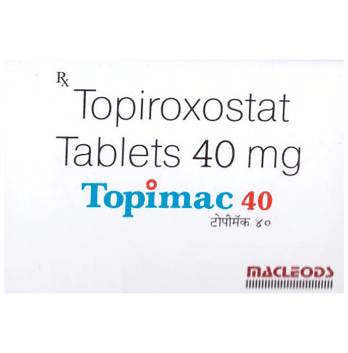 Topimac 40 Tablet – Topiroxostat (40mg) 40 mg by Macleods Pharmaceuticals Pvt Ltd — photo 1 of 2