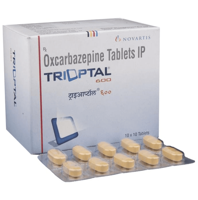 Trioptal 600 Tablet – Oxcarbazepine (600mg) 600 mg by Novartis India Ltd — photo 1 of 6