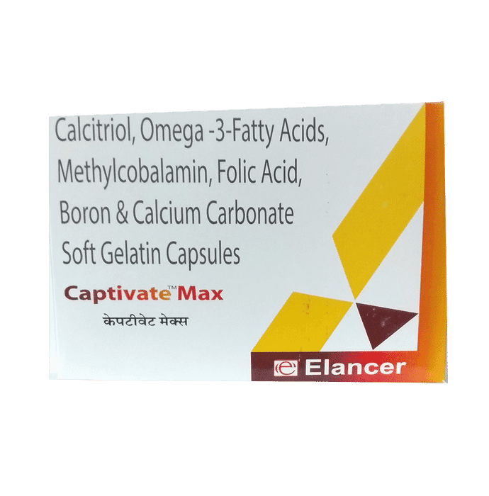 Captivate Max Soft Gelatin Capsule