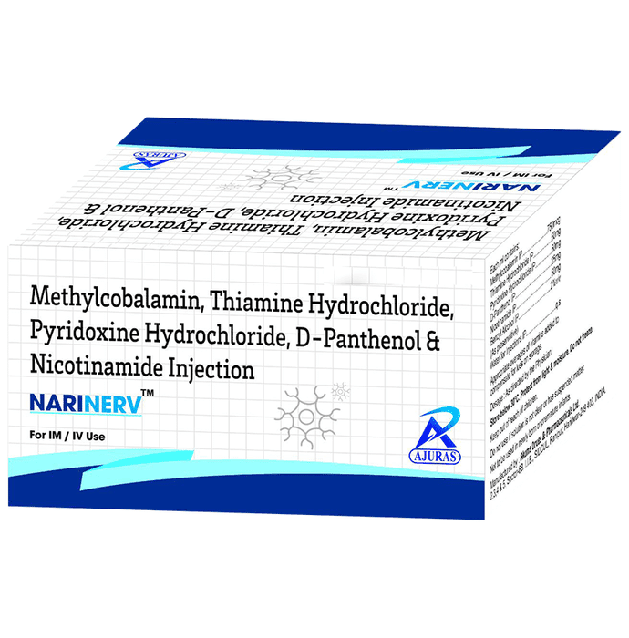 Narinerv Injection – 123cb51c-eec6-4a73-9a2b-1c55765e8708 by Ajuras Pharmaceutical Pvt Ltd — photo 1 of 2
