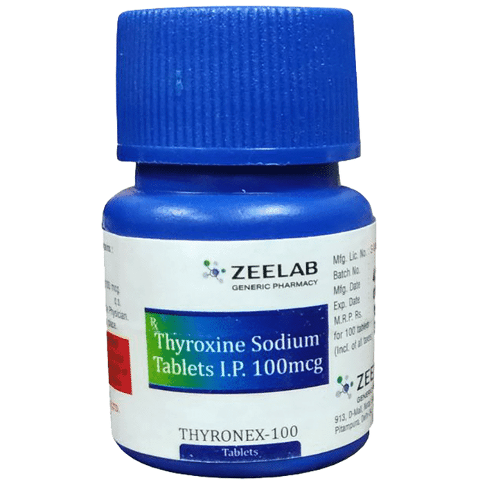 Thyronex 100 Tablet – 4fb1f98c-fcbf-4360-8856-4bbc31e8e525 by Zeelab Pharmacy Pvt Ltd