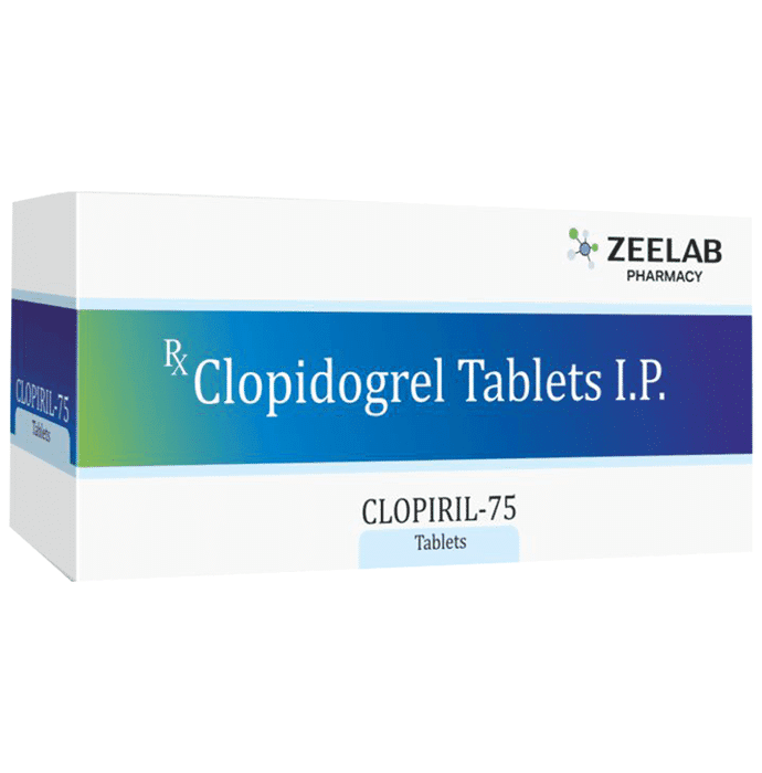 Clopiril 75 Tablet – 1c01eb80-2d97-472f-a172-f276dbf0b869 by Zeelab Pharmacy Pvt Ltd — photo 1 of 3