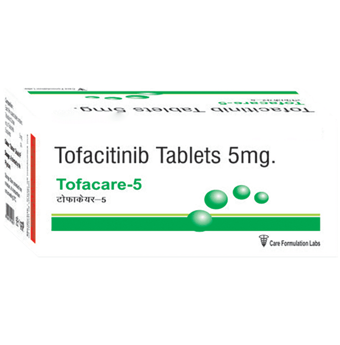 Tofacare 5 Tablet – Tofacitinib (5mg) 5 mg by Care Formulation Labs Pvt Ltd — photo 1 of 3
