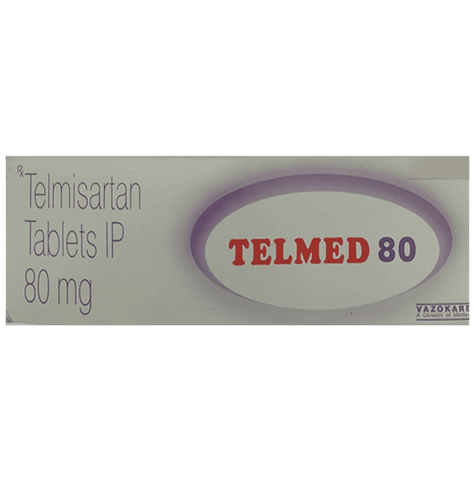 Telmed 80 Tablet – c9fcf093-dd0f-48d4-afbf-c181432b375f by Medley Pharmaceuticals — photo 1 of 4