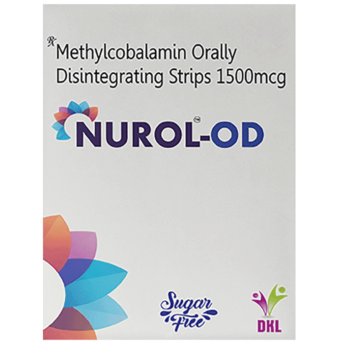 Nurol-OD Disintegrating Strip Sugar Free – Methylcobalamin (1500mcg) by D K Livkon Healthcare Pvt Ltd — photo 1 of 2