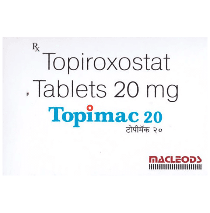 Topimac 20 Tablet – Topiroxostat (20mg) 20 mg by Macleods Pharmaceuticals Pvt Ltd — photo 1 of 2