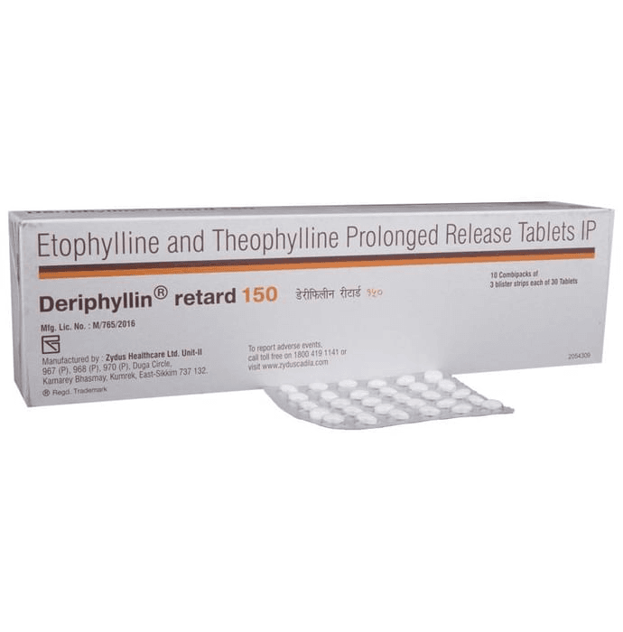 Deriphyllin Retard 150 Tablet PR