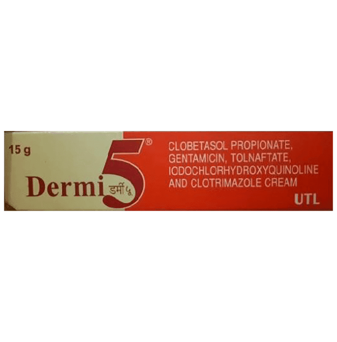 Dermi 5 Cream – Clobetasol (0.05% w/w) 5 mg by Universal Twin Labs — photo 1 of 3