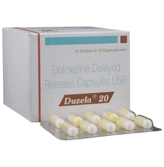 Duzela 20 Capsule DR – Duloxetine (20mg) 20 mg by Sun Pharmaceutical Industries Ltd — photo 1 of 6