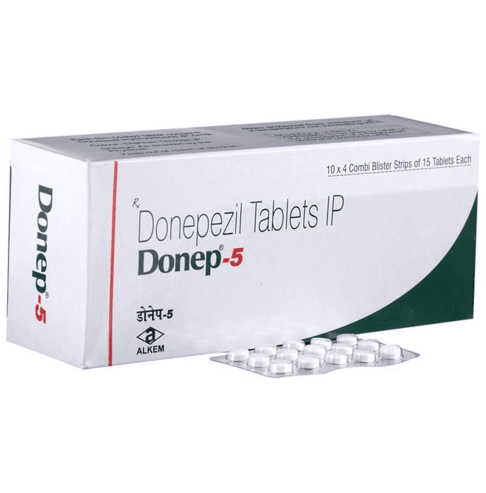 Donep 5 Tablet – Donepezil (5mg) 5 mg by Alkem Laboratories Ltd — photo 1 of 6