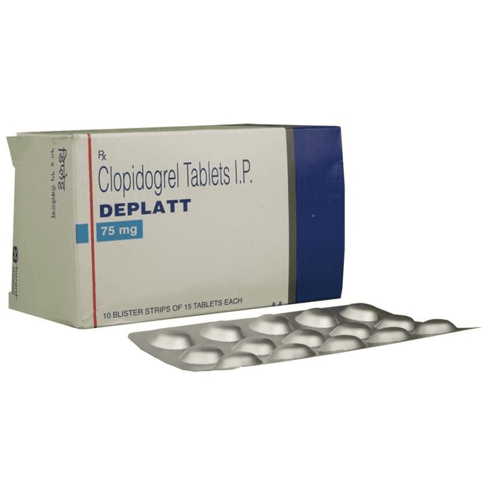 Deplatt 75 – Clopidogrel (75mg) 75 mg by Torrent Pharmaceuticals Ltd — photo 1 of 4