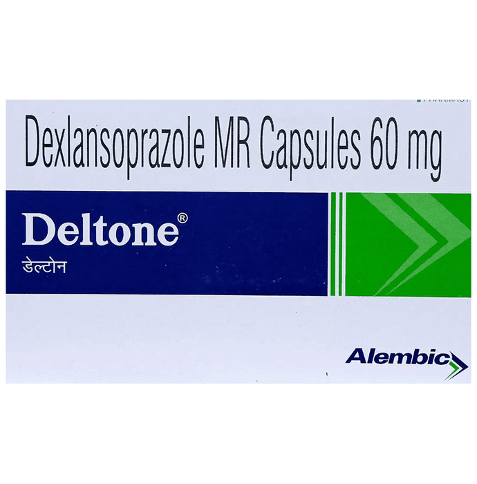 Deltone Capsule MR – Dexlansoprazole (60mg) by Alembic Pharmaceuticals Ltd — photo 1 of 4