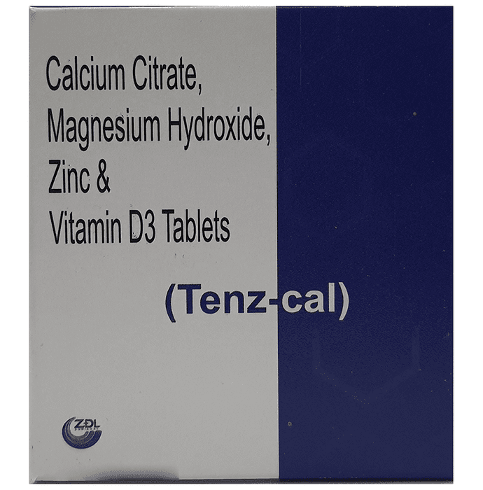 Tenz-Cal Tablet – cc2ec58e-7567-4dc3-a188-d92fdddd672b by ZDL(Zodiacal) Pharmaceutics Pvt.Ltd — photo 1 of 4