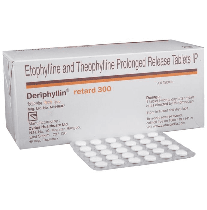 Deriphyllin Retard 300 Tablet PR