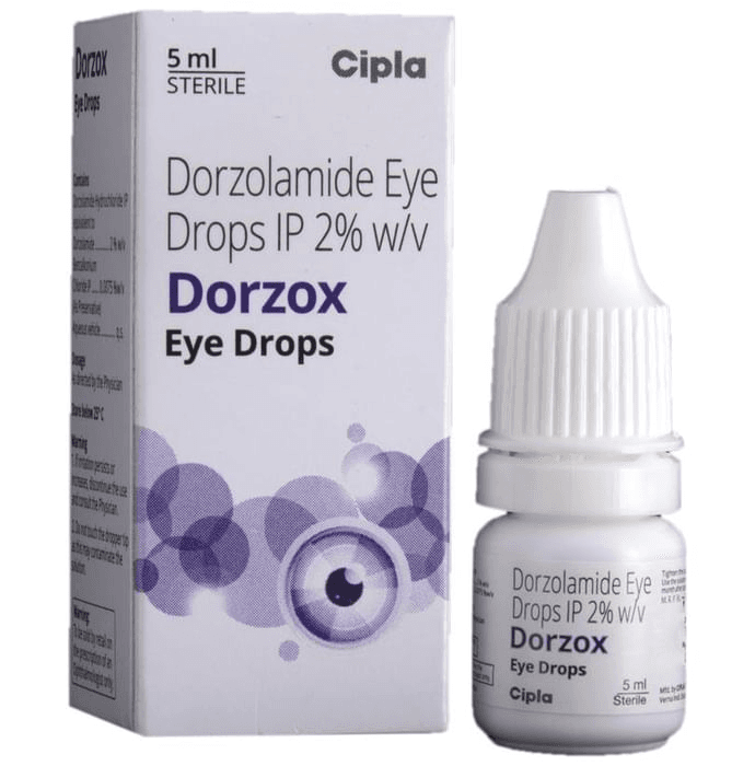 Dorzox Eye Drop – Dorzolamide (2% w/v) by Cipla Ltd — photo 1 of 4