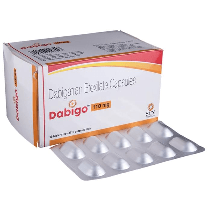 Dabigo 110mg Capsule – Dabigatran Etexilate (110mg) 110 mg by Sun Pharmaceutical Industries Ltd — photo 1 of 6
