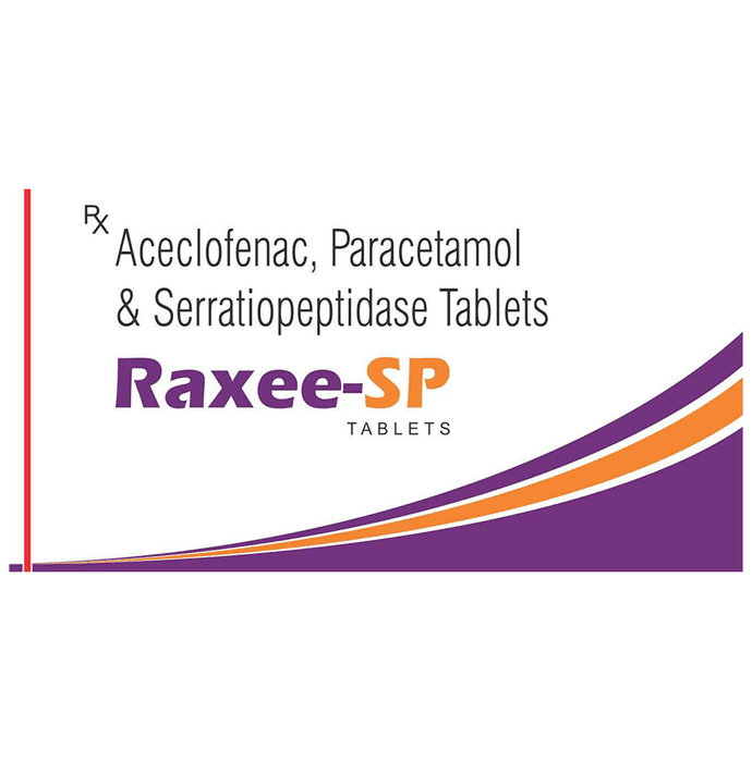 Raxee-SP Tablet – Aceclofenac (100mg) by Raxon Lifesciences Pvt Ltd — photo 1 of 2