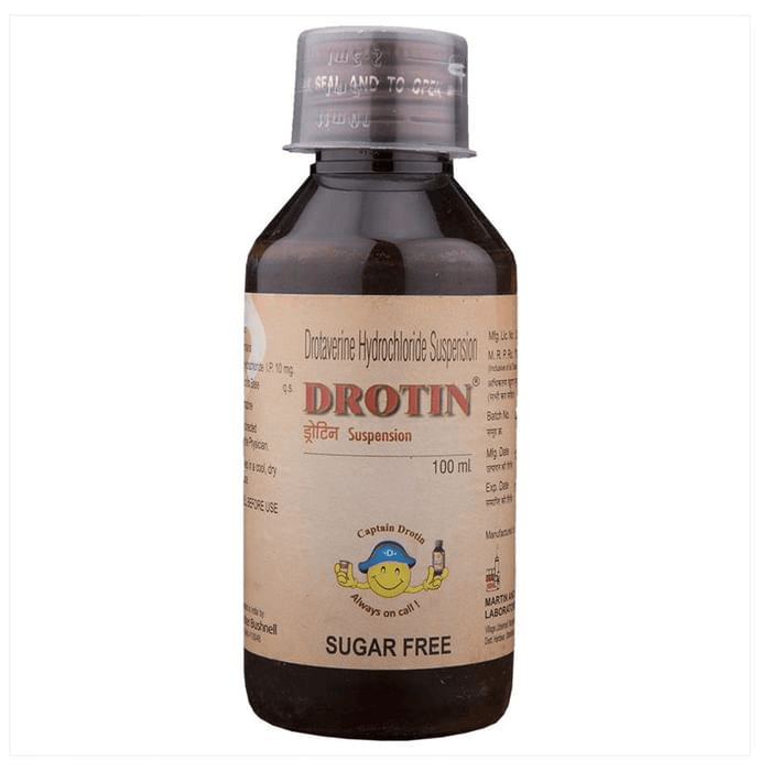 Drotin Suspension Sugar Free – Drotaverine (10mg) by Walter Bushnell — photo 1 of 2