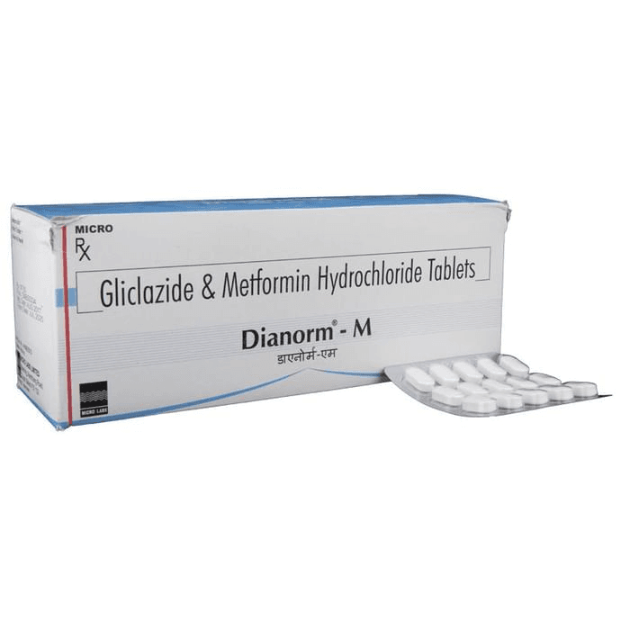 Dianorm-M Tablet – Gliclazide (80mg) by Micro Labs Ltd — photo 1 of 5