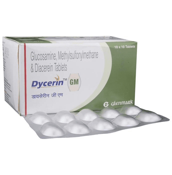Dycerin GM Tablet – Glucosamine (750mg) by Integrace Pvt Ltd — photo 1 of 5