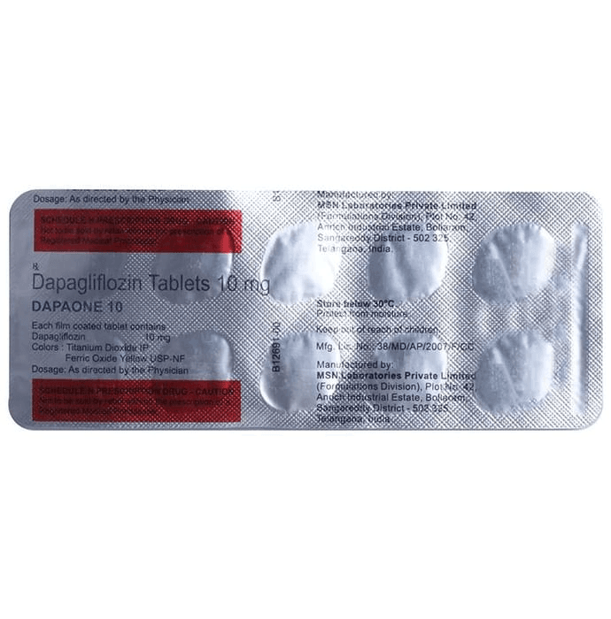 Dapaone 10mg Tablet – 9bb9c5d7-2862-436c-8ade-9a058915d9be by MSN Laboratories — photo 1 of 2
