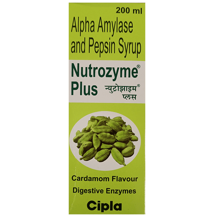 Nutrozyme Plus Syrup Cardamom