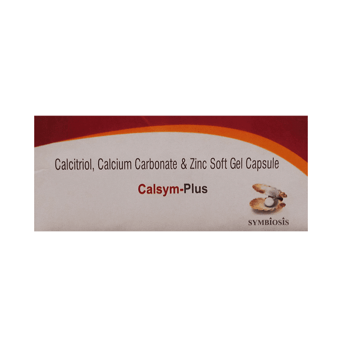 Calsym-Plus Soft Gel Capsule – e35a83ed-02fc-4b3a-8009-46944d90aaa6 by Symbiosis Lab — photo 1 of 2