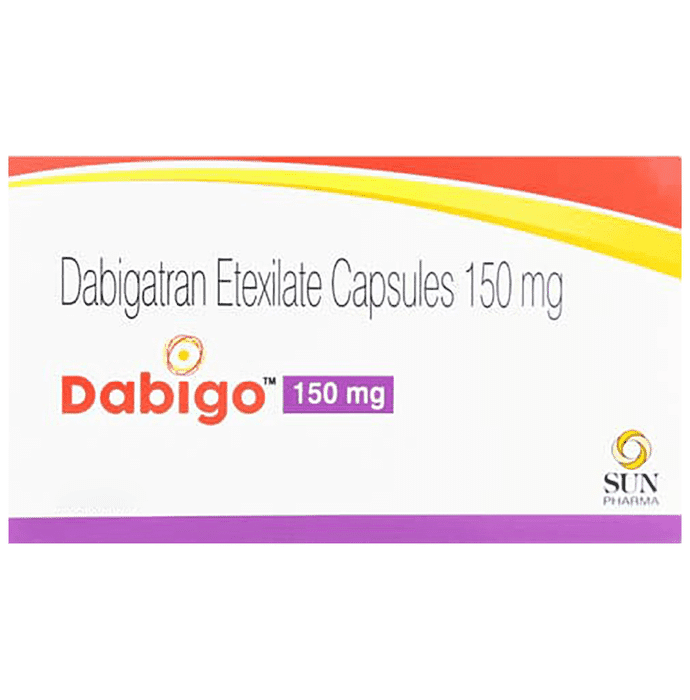Dabigo 150mg Capsule – Dabigatran Etexilate (150mg) 150 mg by Sun Pharmaceutical Industries Ltd — photo 1 of 4