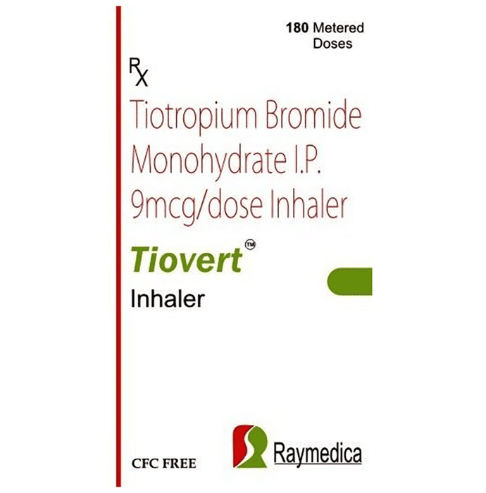 Tiovert Inhaler – Tiotropium (9mcg) by Raymedica Pharmaceuticals