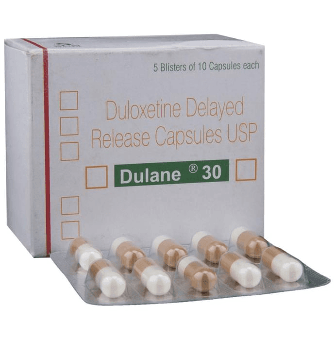 Dulane 30 Capsule DR – Duloxetine (30mg) 30 mg by Sun Pharmaceutical Industries Ltd — photo 1 of 6