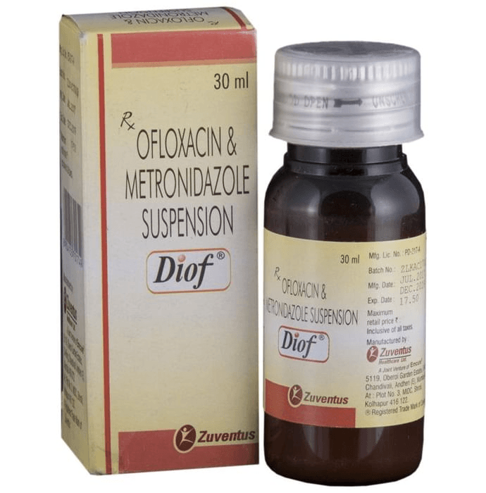 Diof Oral Suspension – c34b1f18-88f6-4504-981f-73dec309191d by Zuventus Healthcare Ltd — photo 1 of 5