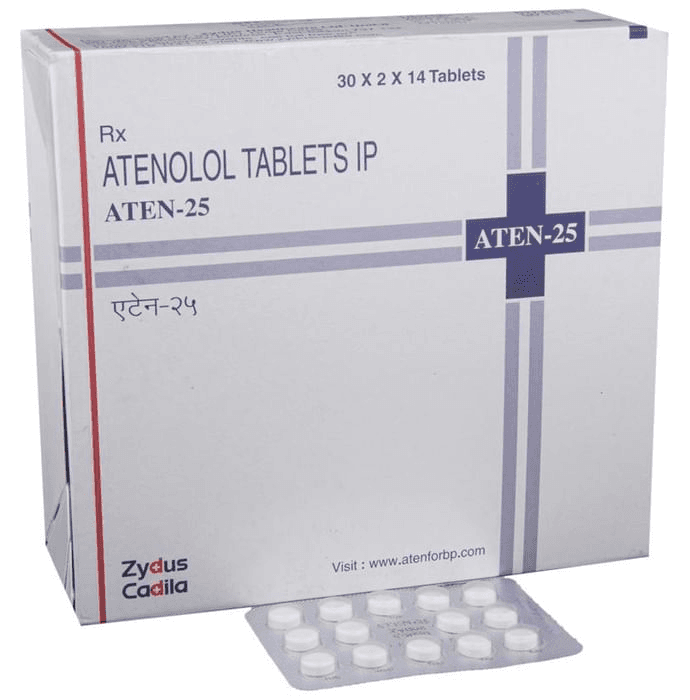 Aten 25 Tablet – abe5f4d2-6931-4bc4-9f6f-b51ed0e2ede6 by Zydus Cadila — photo 1 of 6