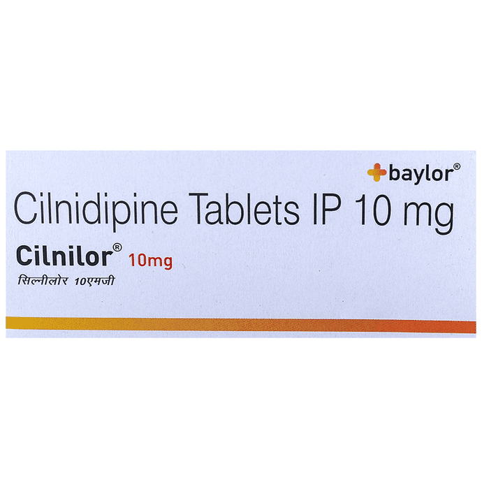 Cilnilor 10mg Tablet – 6e2d7610-c26c-4c68-a4cd-7171d48244d5 by Baylor Pharmaceutical Pvt Ltd — photo 1 of 2